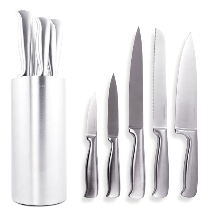 Set de cuchillos con base de acero inoxidable | TrendKuisine