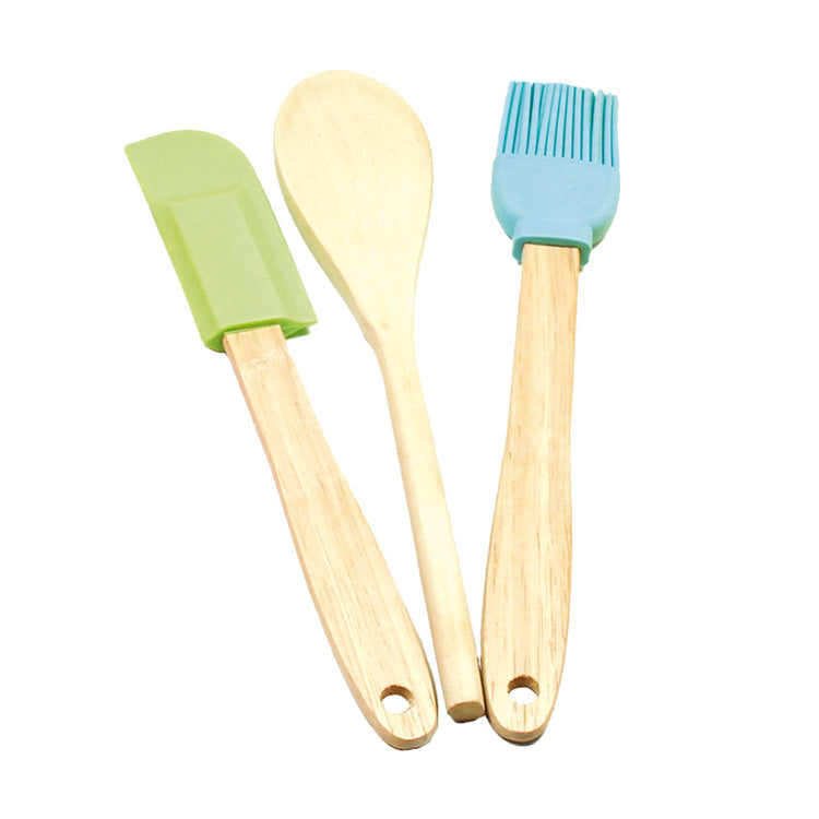 Espátula, cuchara y brocha del set de repostería para niños - Trendkuisine | Tendencia en tu cocina